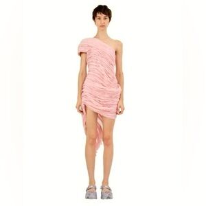 Collina Strada Pink Whirl Minidress Size Small